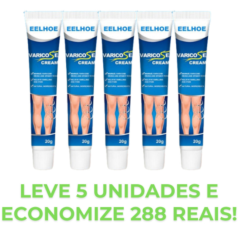 O Creme Poderoso Contra Varizes! Promoção: 50% de Desconto + Frete Grátis!