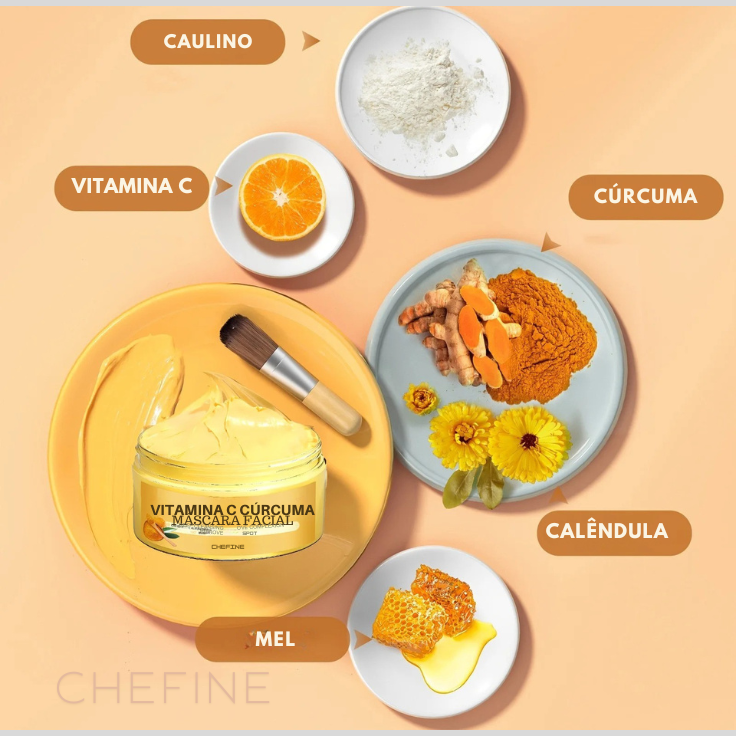 Máscara facial esfoliante