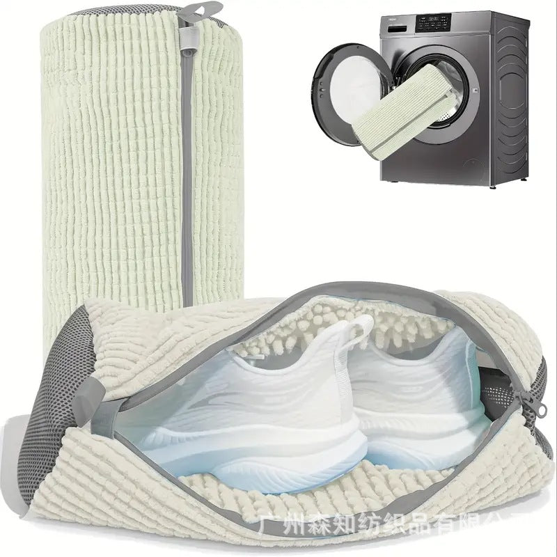 Saco de sapatos para máquina de lavar e secar roupa