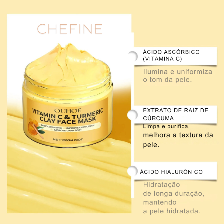 Máscara facial esfoliante