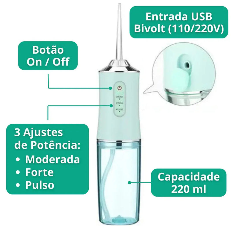 PowerClean® - Higiene Bucal Completa [Brinde: Kit com 3 Bocais Extras]